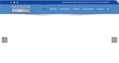Desktop Screenshot of dodsonlegal.com