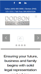Mobile Screenshot of dodsonlegal.com